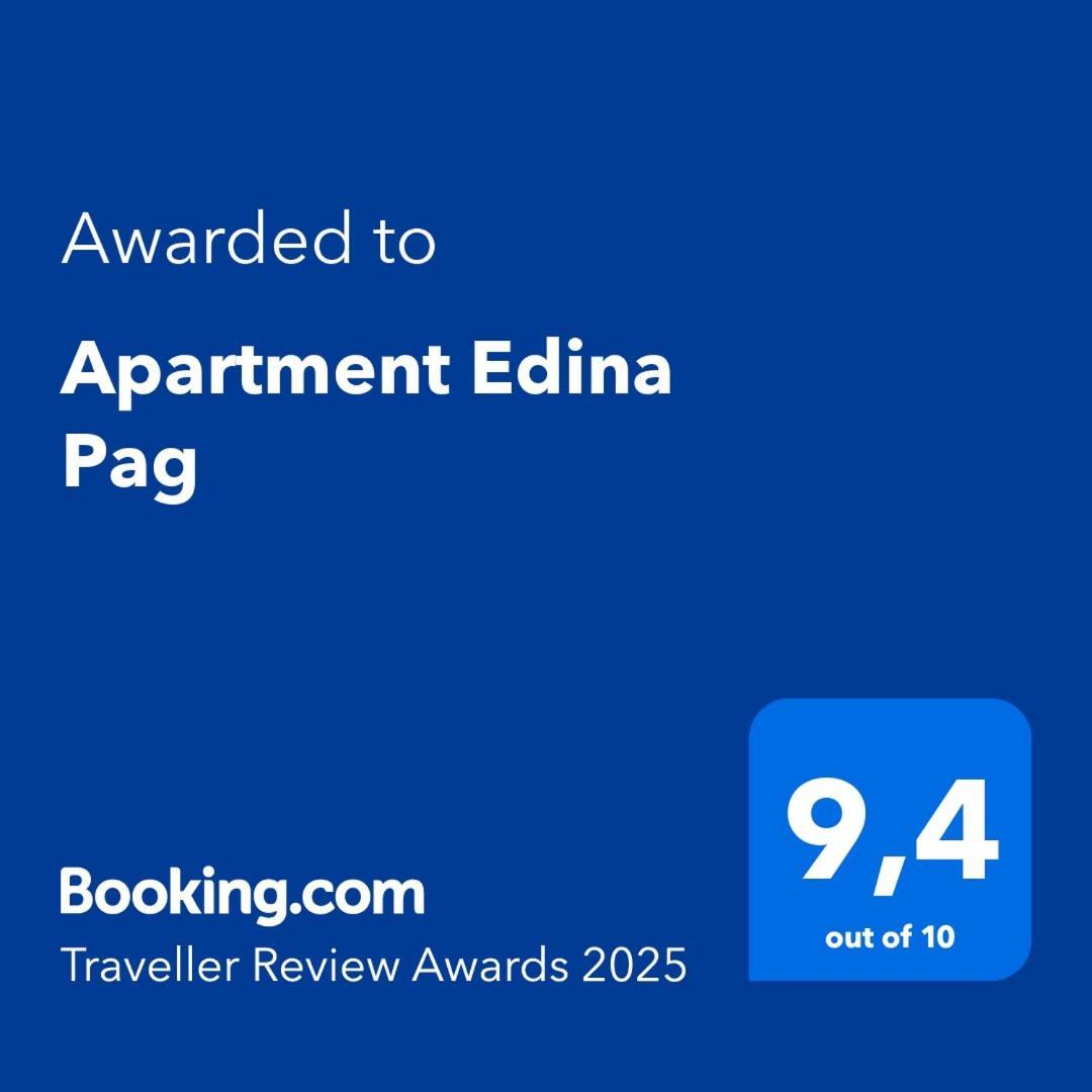Apartment Edina Pag Pag Town Extérieur photo